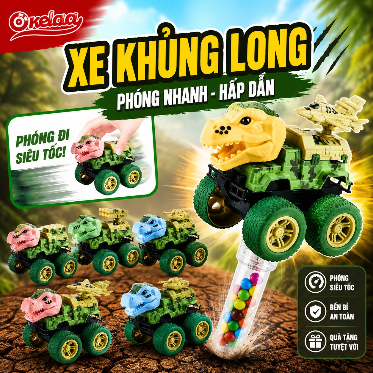 Xe Khủng Long Chiến Đấu