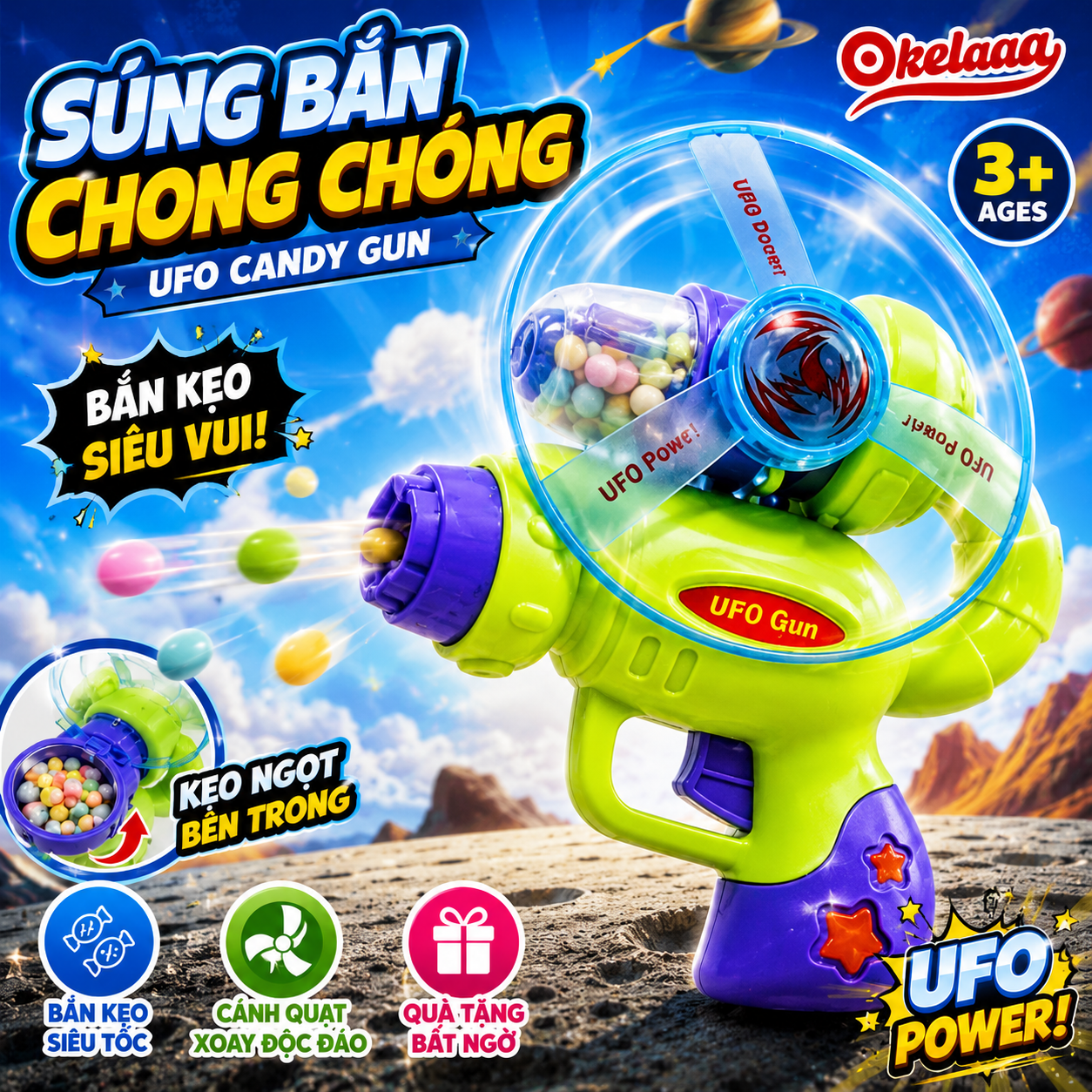 Súng Bắn Chong Chóng UFO