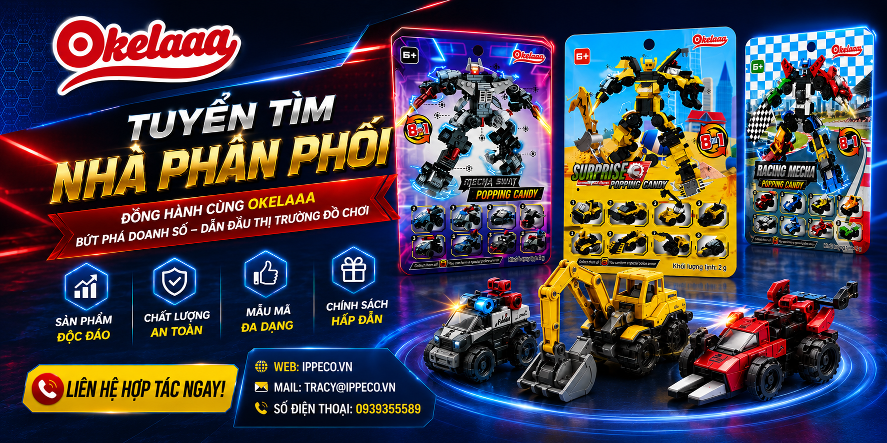 OKELAAA TUYỂN NHÀ PHÂN PHỐI – ĐẠI LÝ TOÀN QUỐC